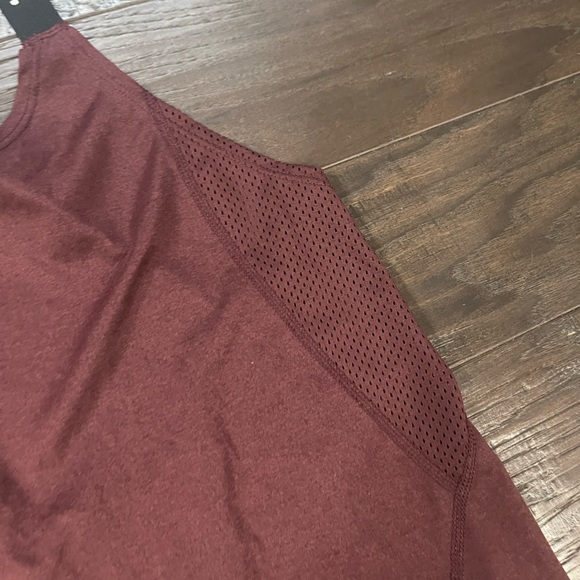 Nike Dri-Fit Women’s Racer Back Top ‘Just Do It’ Straps Size XS Maroon - Picture 4 of 5